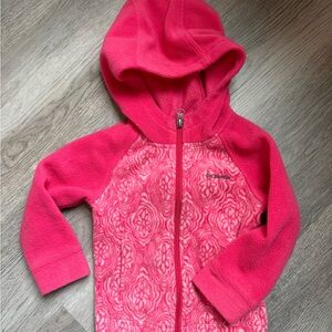 Columbia Kids Fuchsia Patterned Hoodie